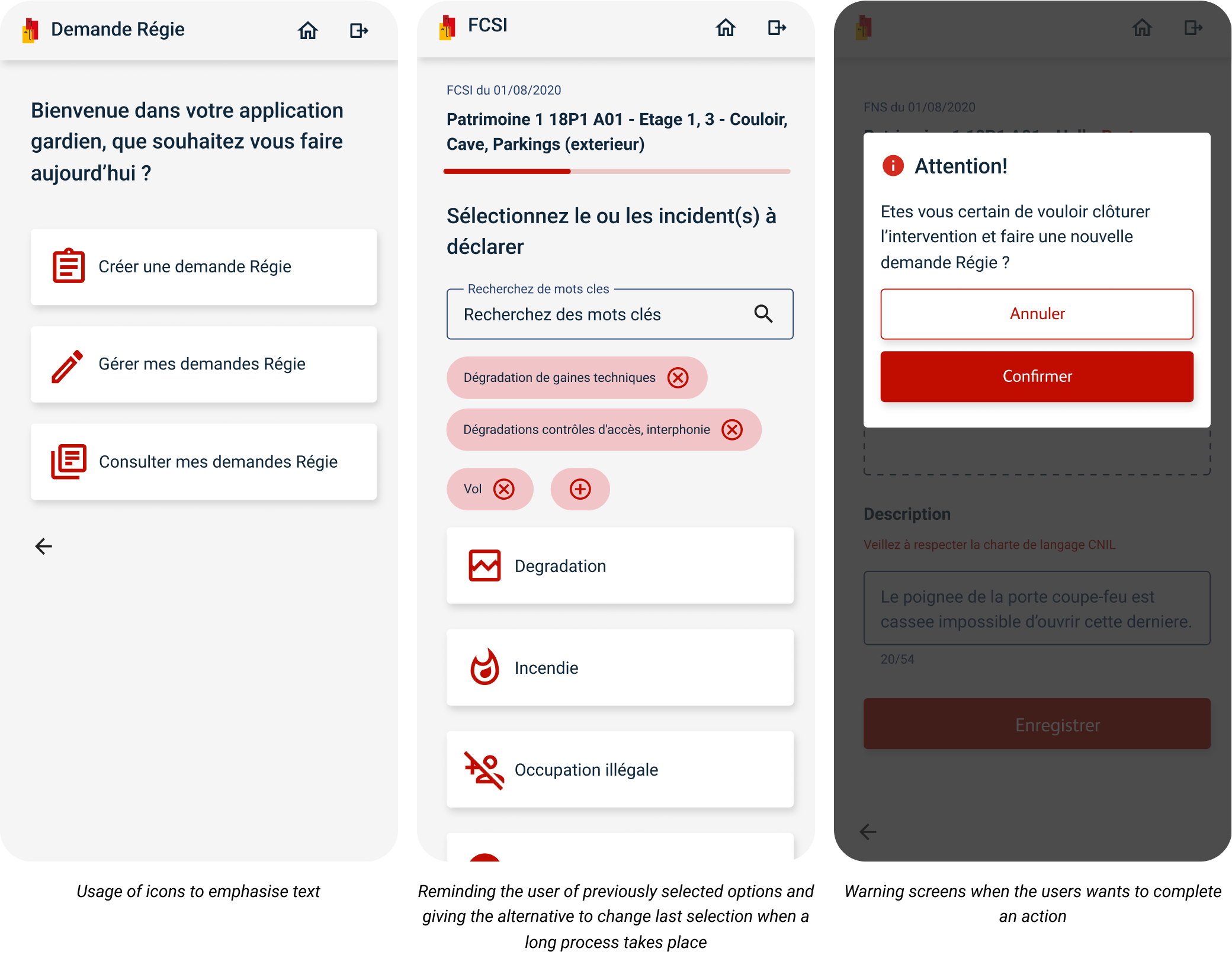 Accessible UI elements